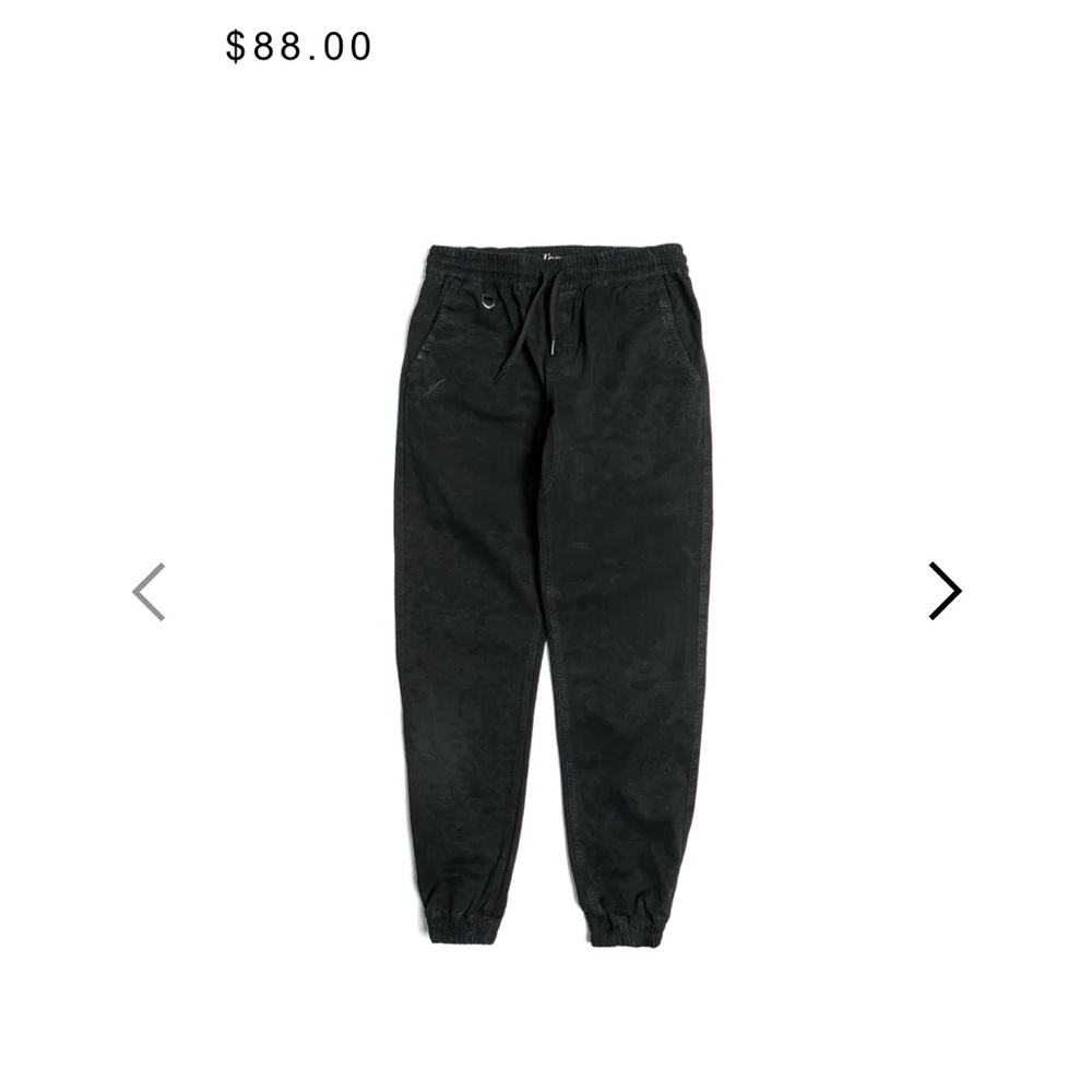 Publish Brand SPRINTER CAMO JOGGER - BLACK
